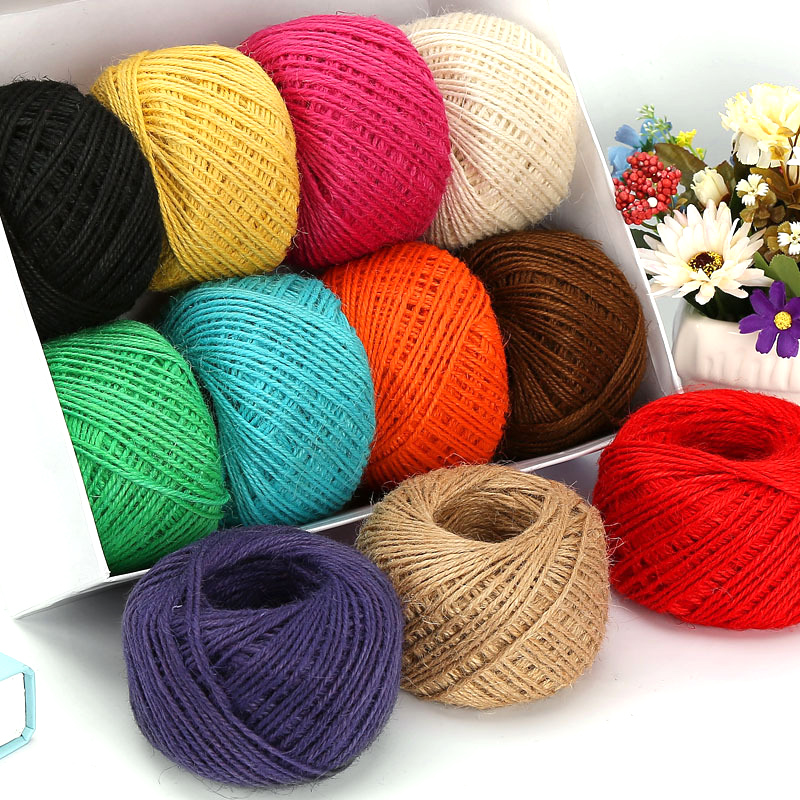 Twine Jute Natural - เชือกป่านธรรมชาติ DIY ขนาด 2 มม. 50