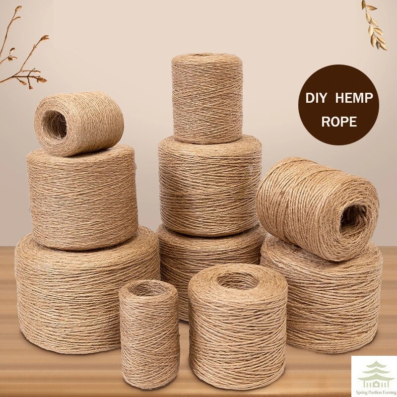 เชือกป่านธรรมชาติขนาด 2 มม. คว - Twine Jute Natural บทวิจารณ์และราคา