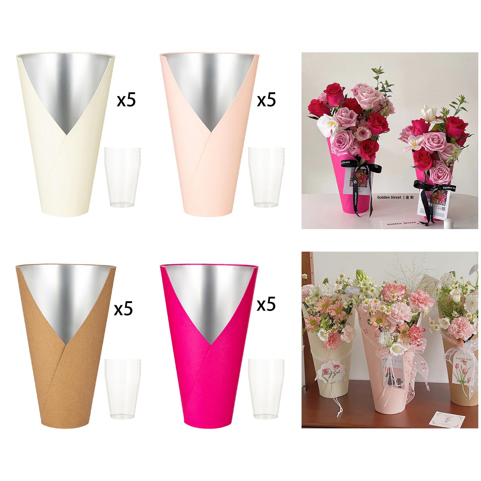 ชุดถังจัดดอกไม้ 5 ชิ้น ป้องกัน - Florist Supply Buckets บทวิจารณ์และราคา