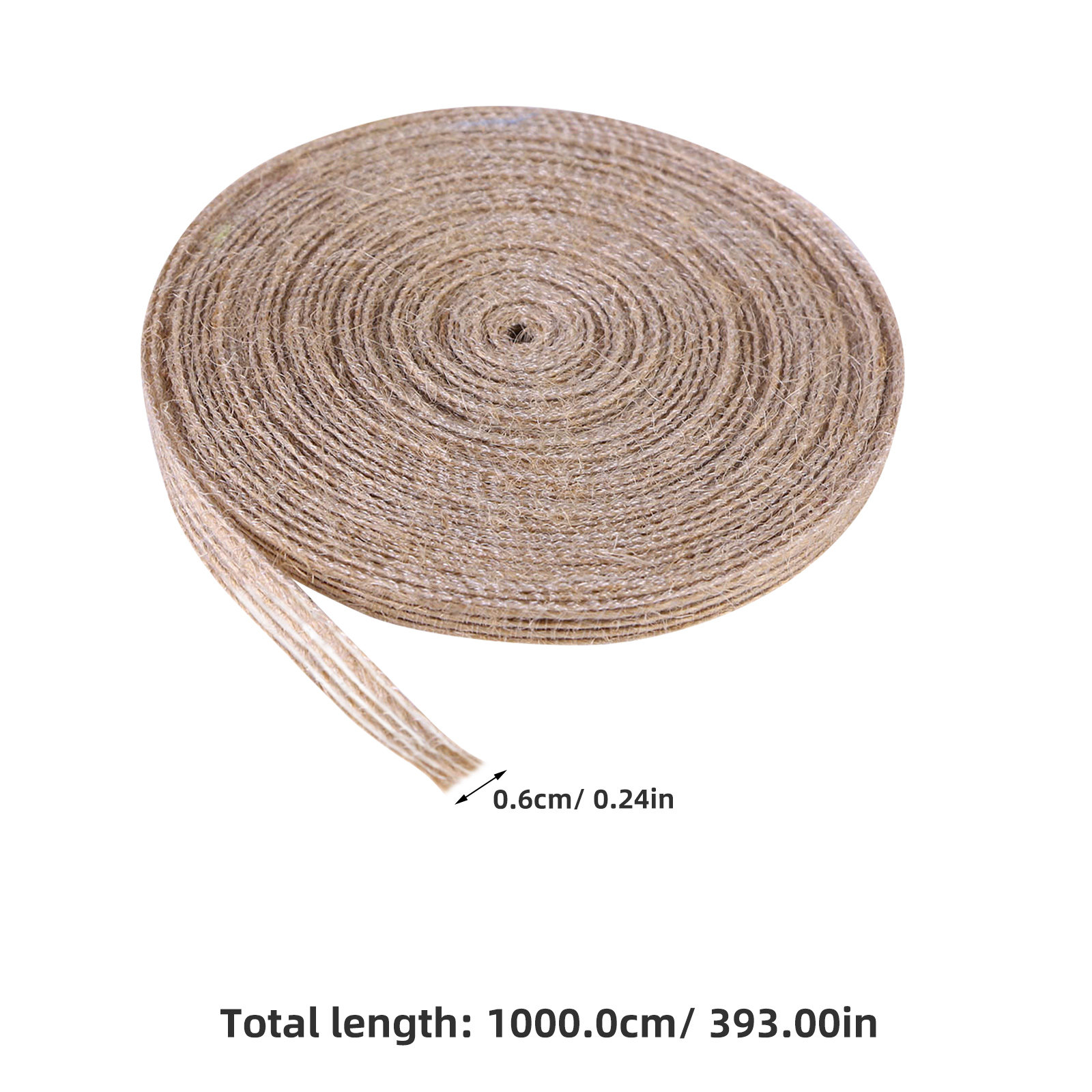 2 ม้วน ริบบิ้นป่านธรรมชาติ เชื - Twine Jute Natural บทวิจารณ์และราคา