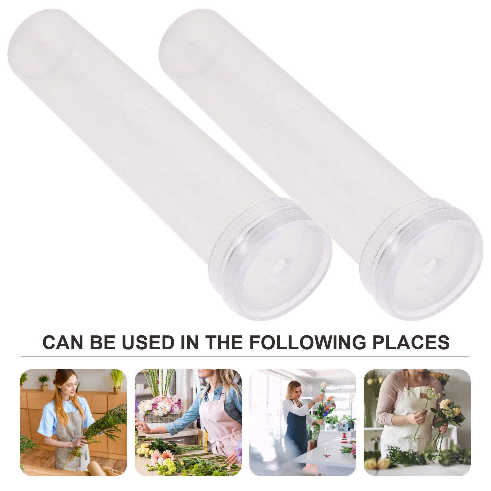 100 ชิ้น หลอดพลาสติกใส่ดอกไม้  - Florist Flower Supply บทวิจารณ์และราคา